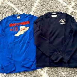 A&F tees- 2 pcs